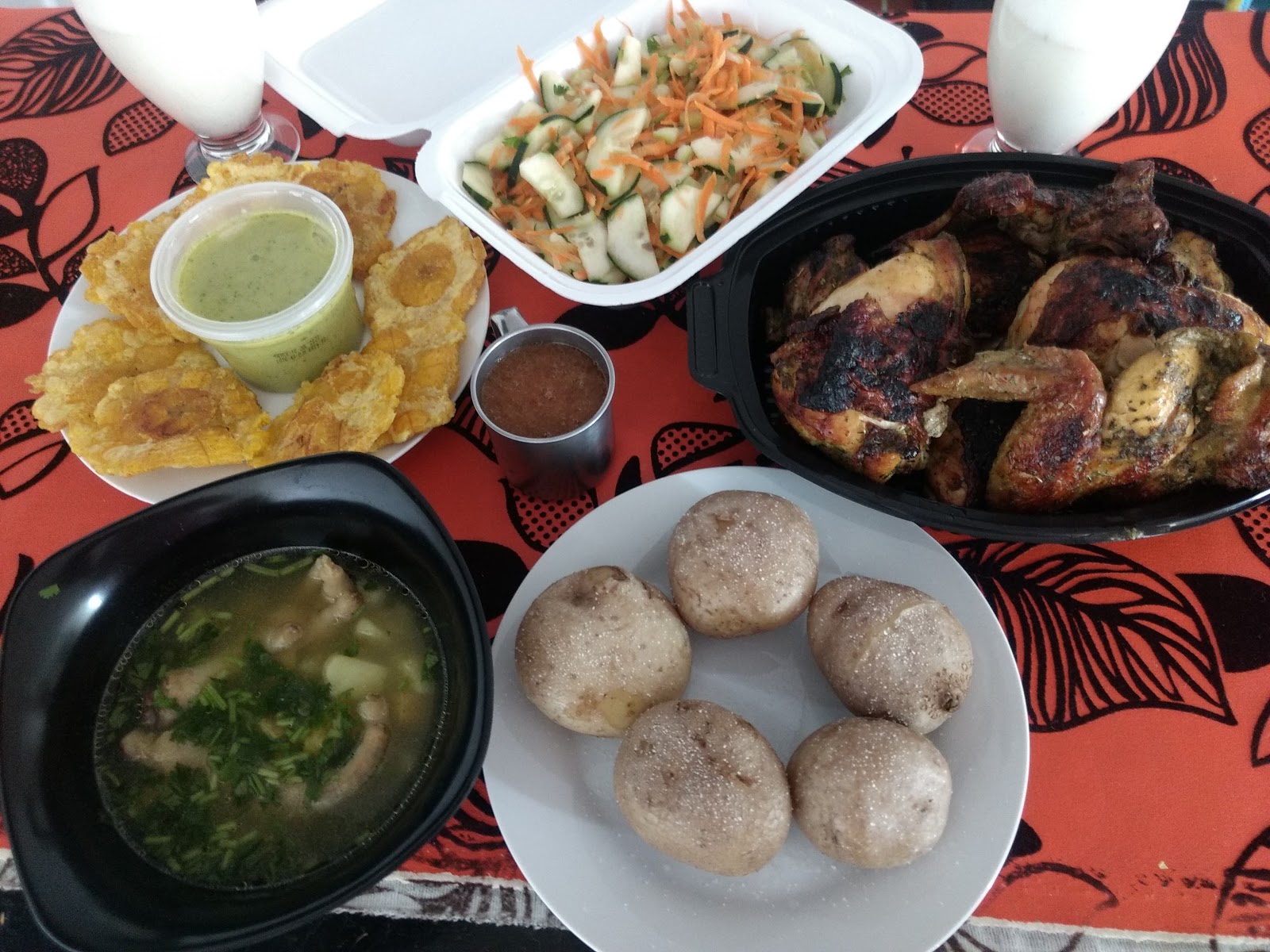 Pollo al horno y algo mas