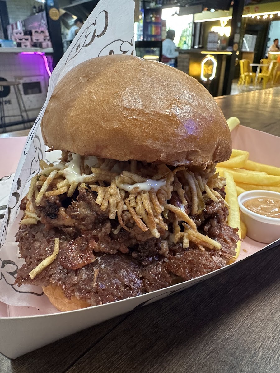 Kiddo burgers y fries