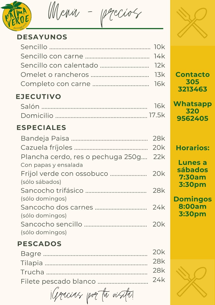 Casa Palma Verde Restaurante