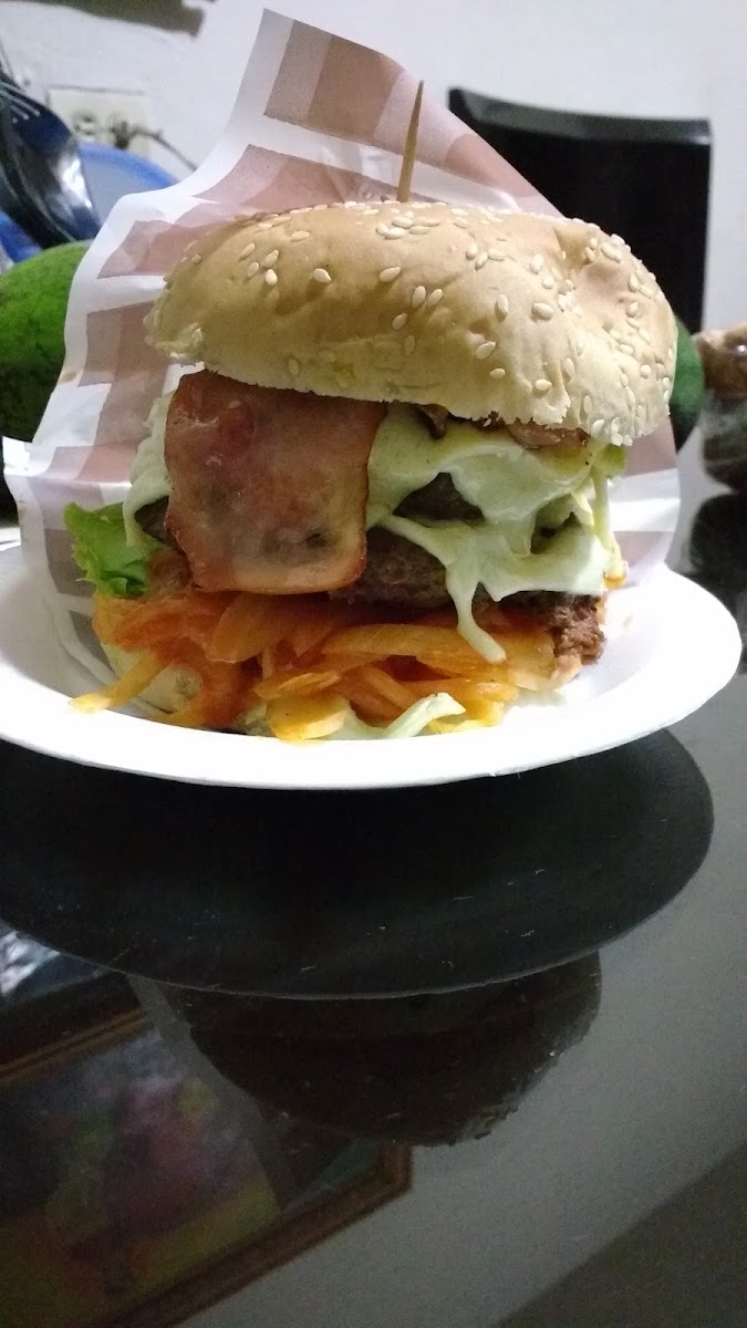 Cartel Empanadas Y Hamburguesas
