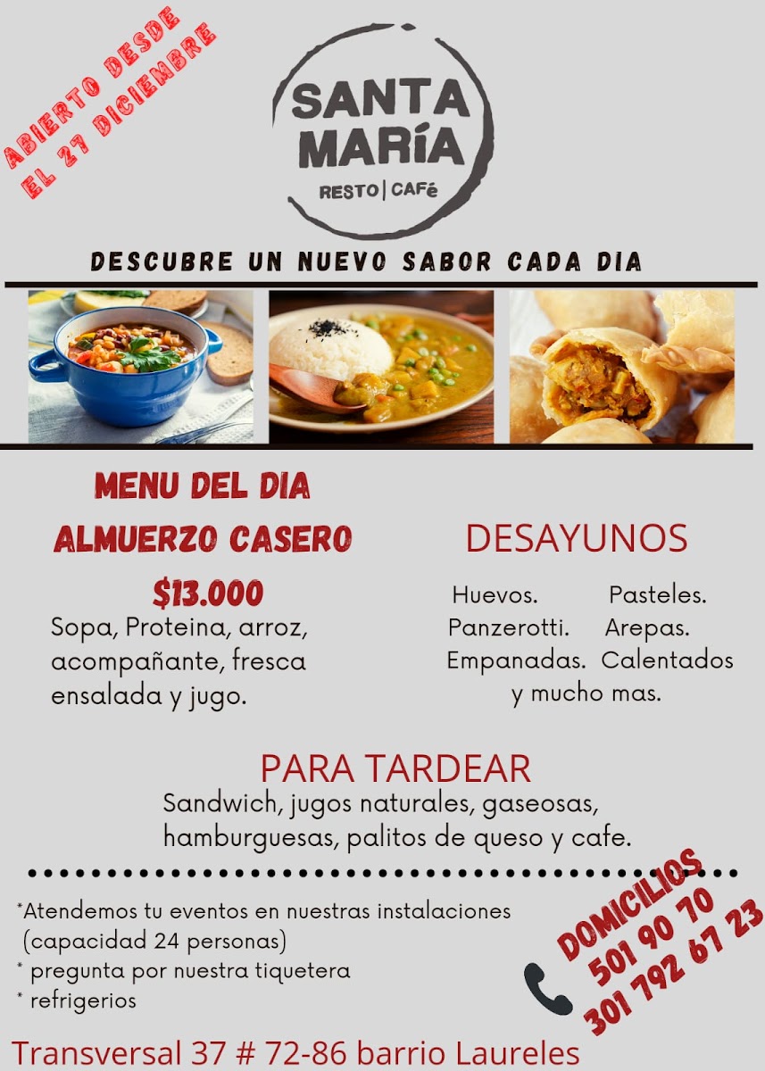 Restaurante Santa María resto-café
