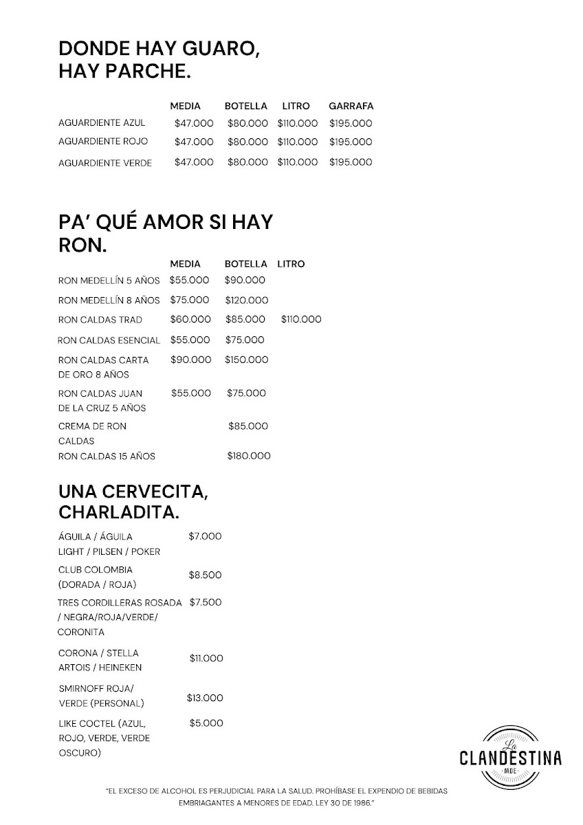 La Clandestina Mde