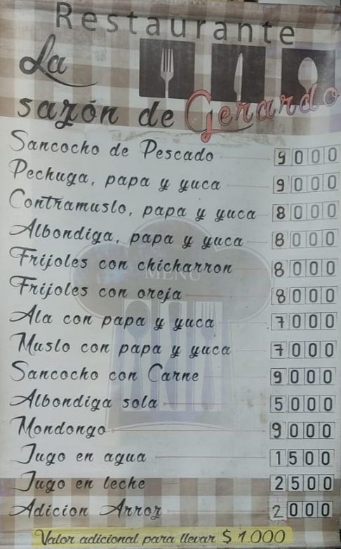 La Sazón De Gerardo Restaurante