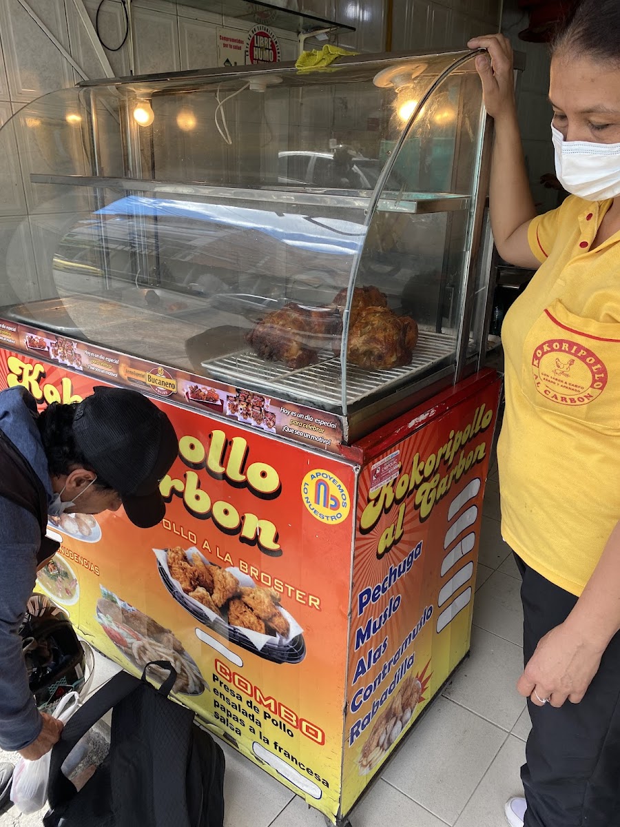 Kokoripollo al Carbón