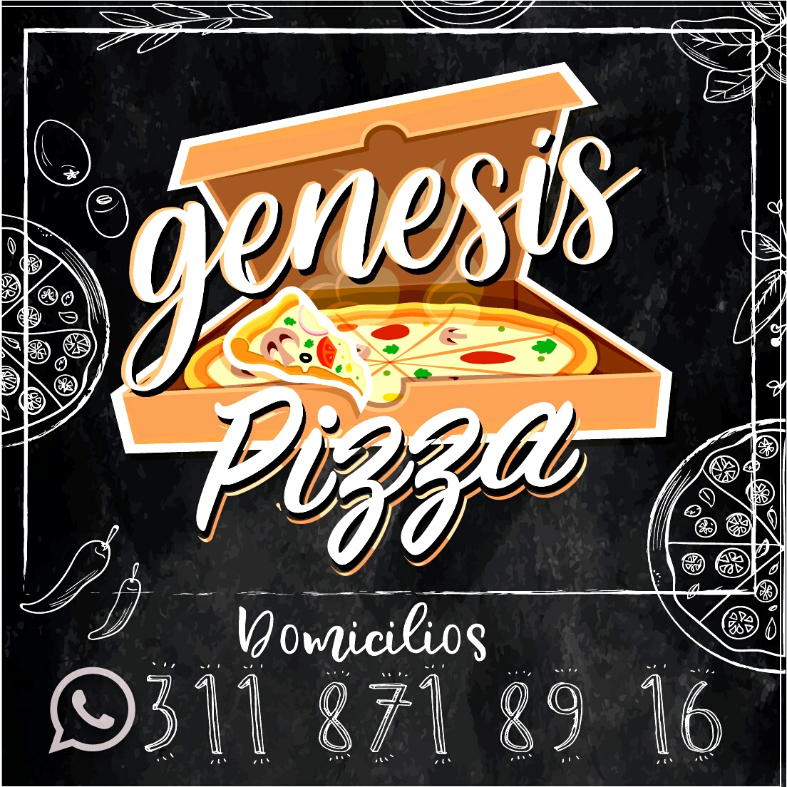 Génesis pizza Robledo Aures