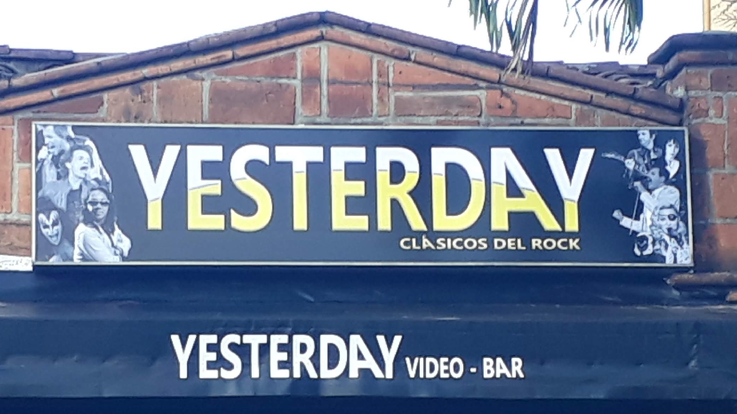 Yesterday video bar