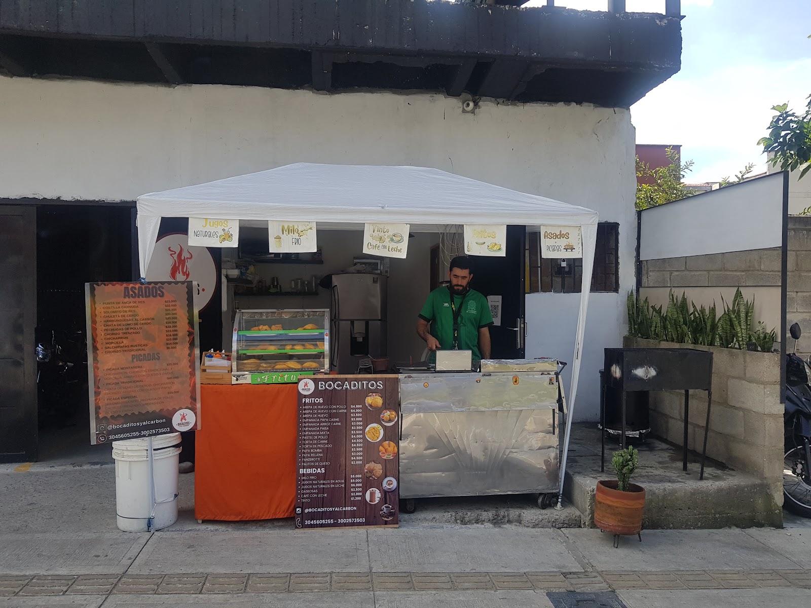 Bocaditos y al carbón