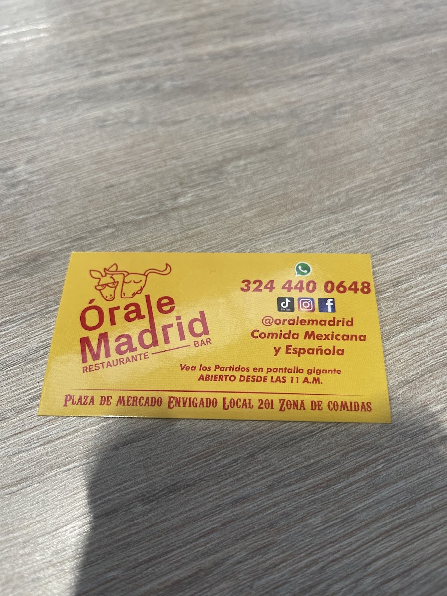 Órale Madrid Restaurante Bar