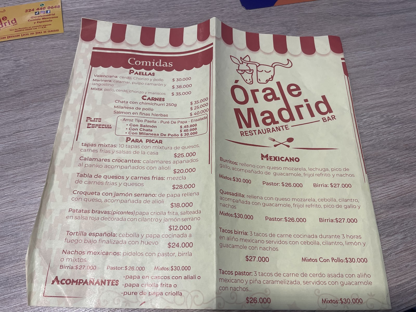 Órale Madrid Restaurante Bar