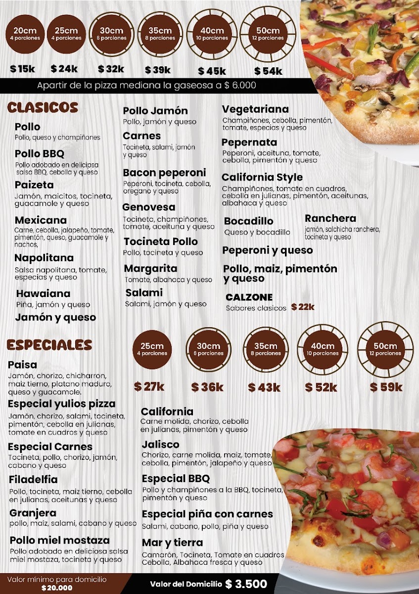 Yulio's Pizzas
