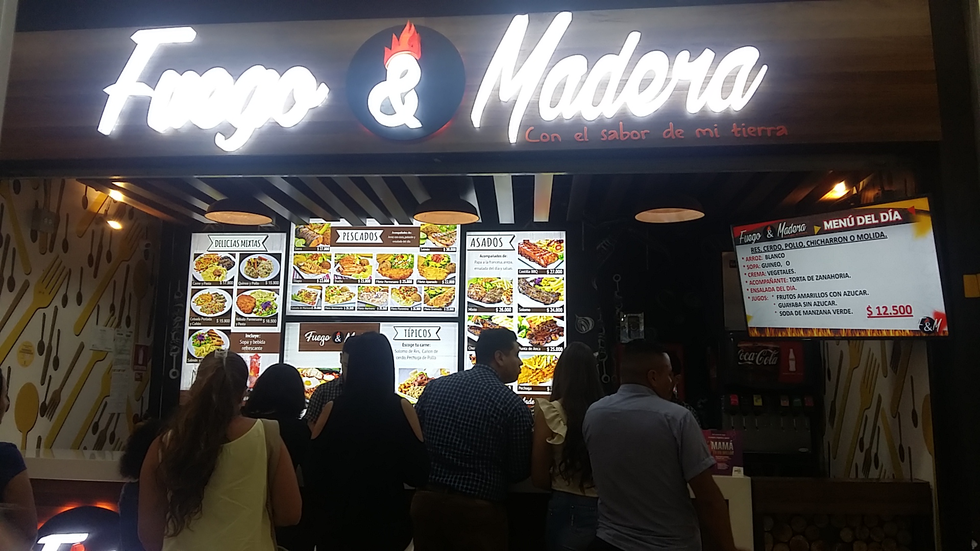 Fuego y madera
