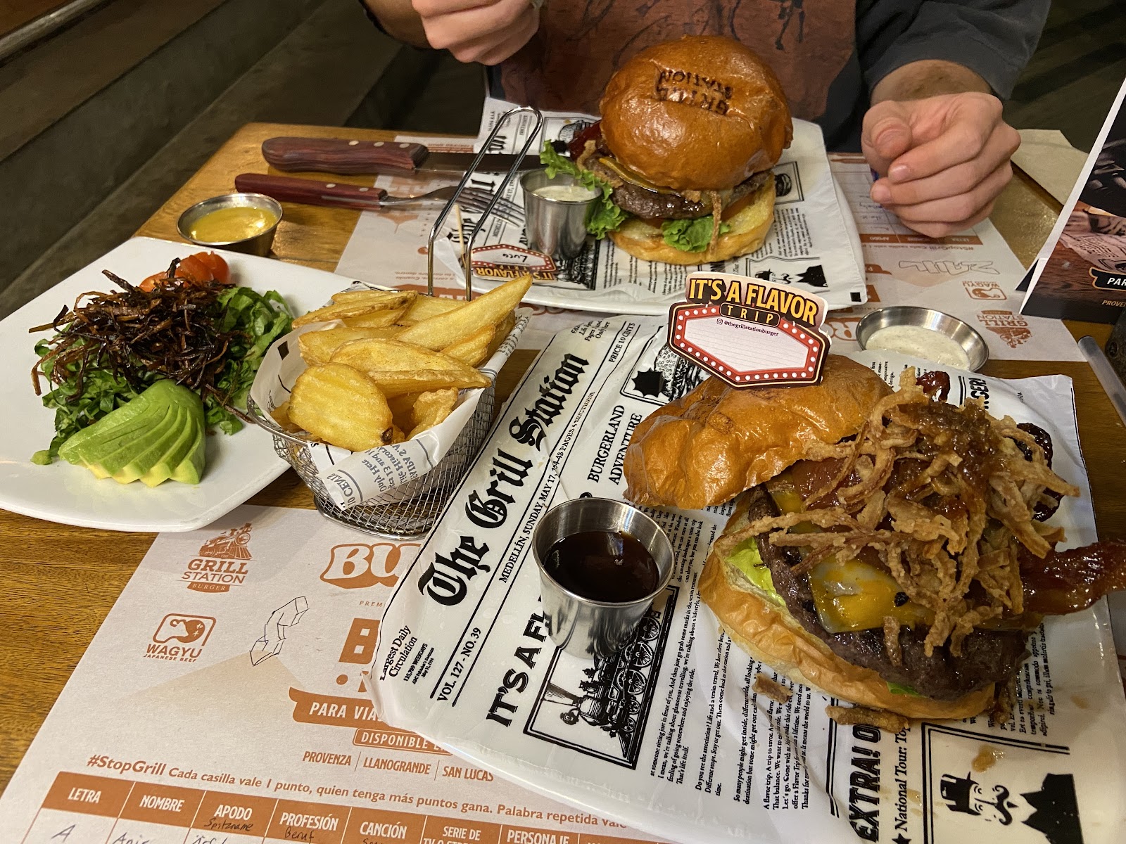 The Grill Station Burger