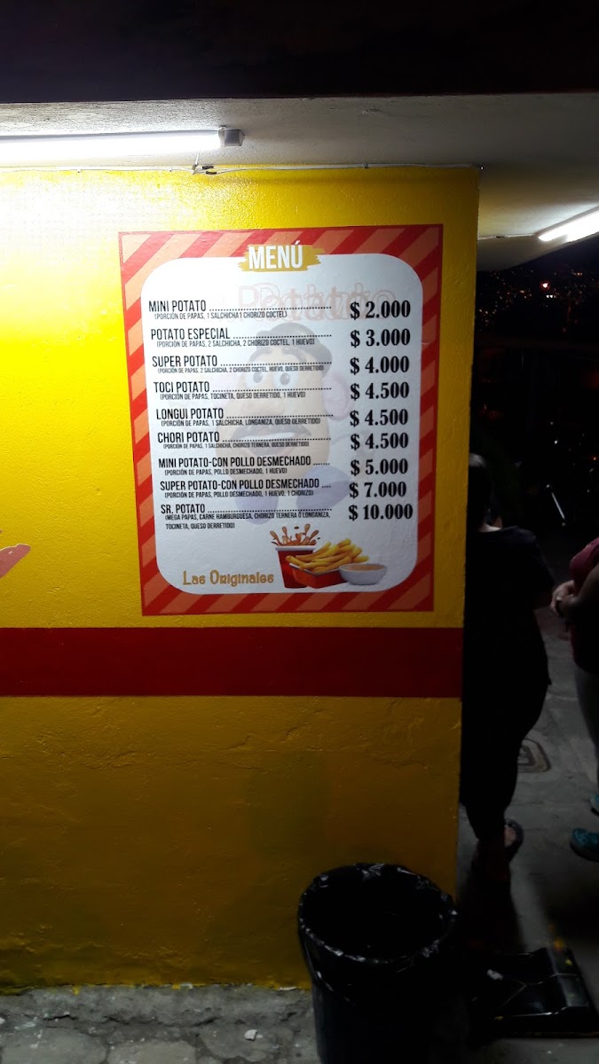 Sr. Potato solo Mandingas