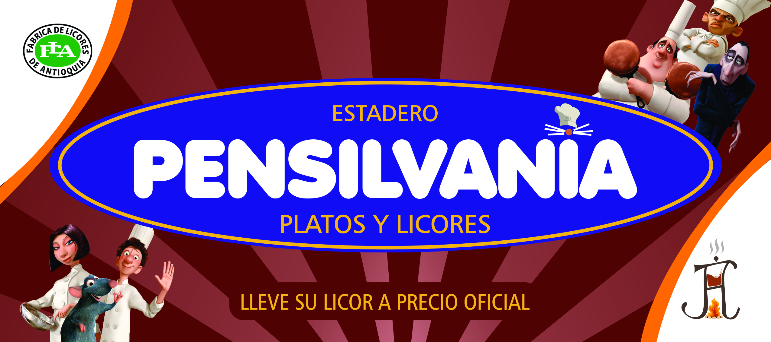 PENSILVANIA, RESTAURANTE Y ESTANQUILLO