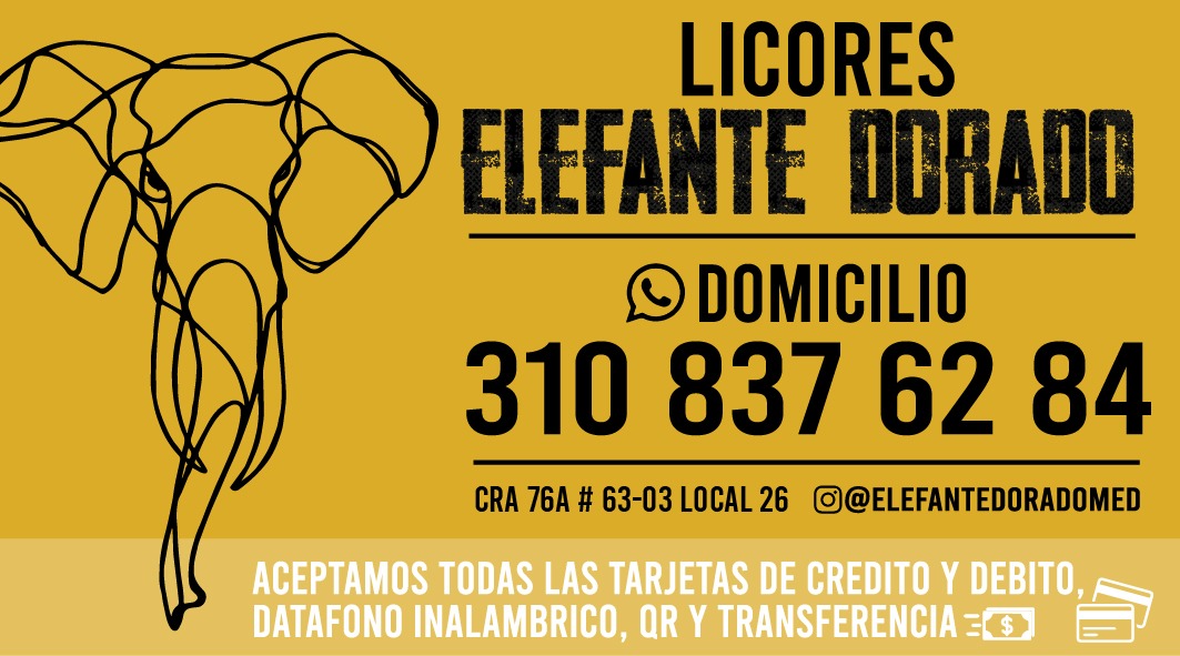 Elefante dorado licores