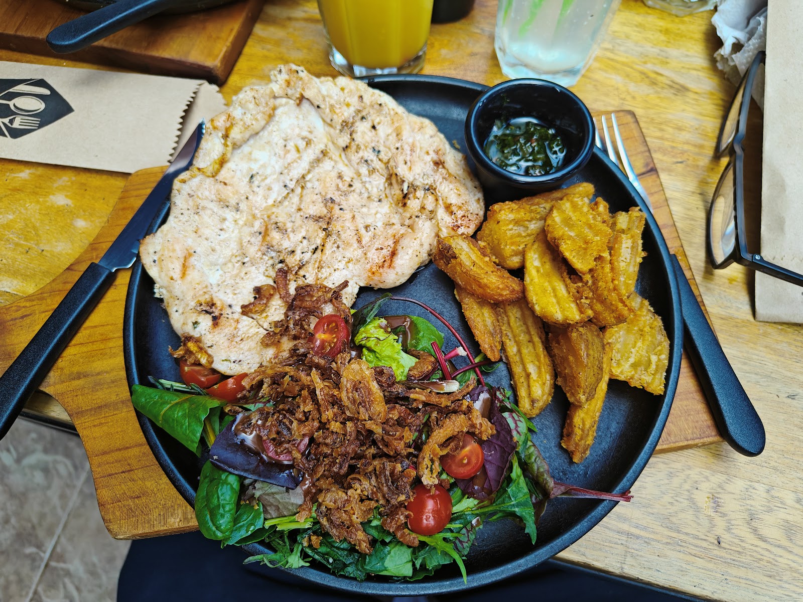La fogata al carbón