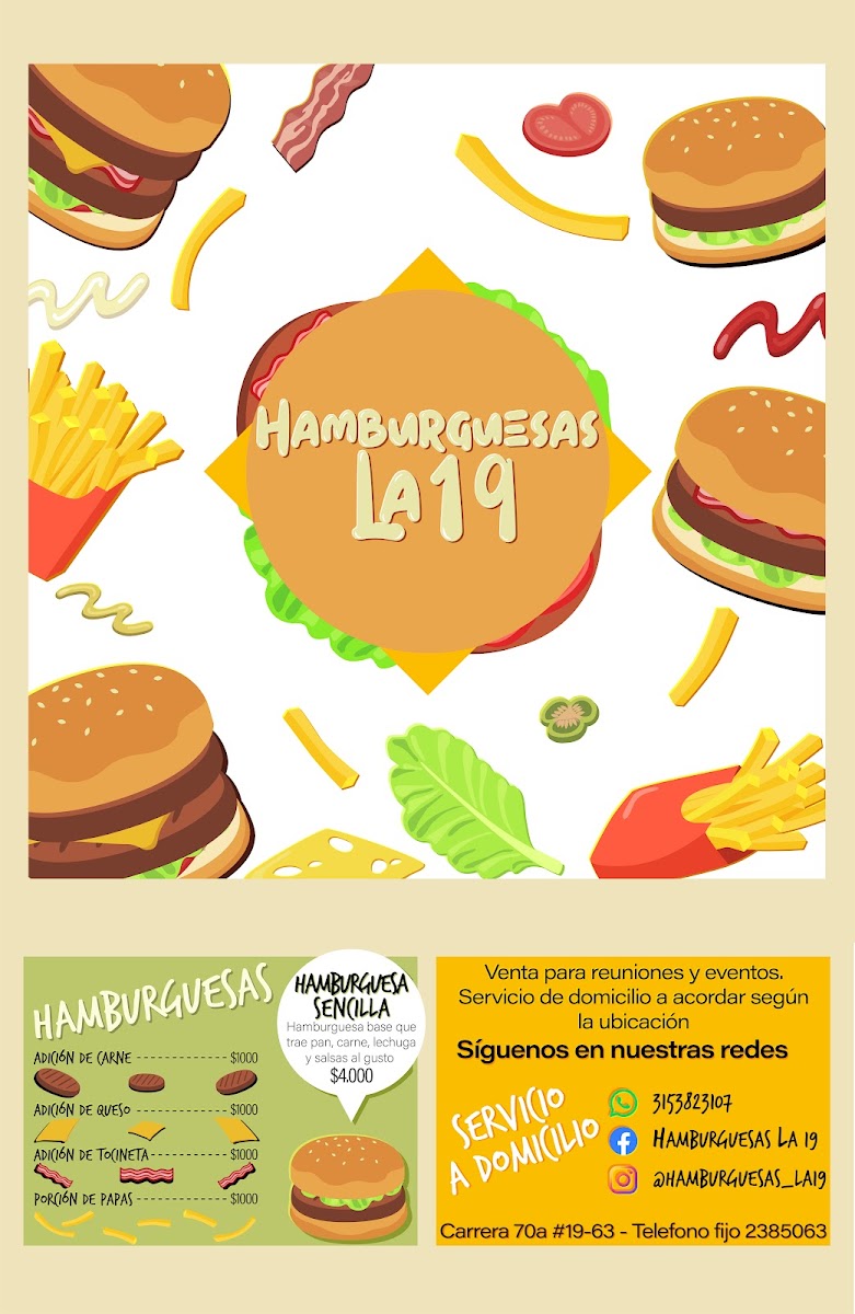 Hamburguesas La 19