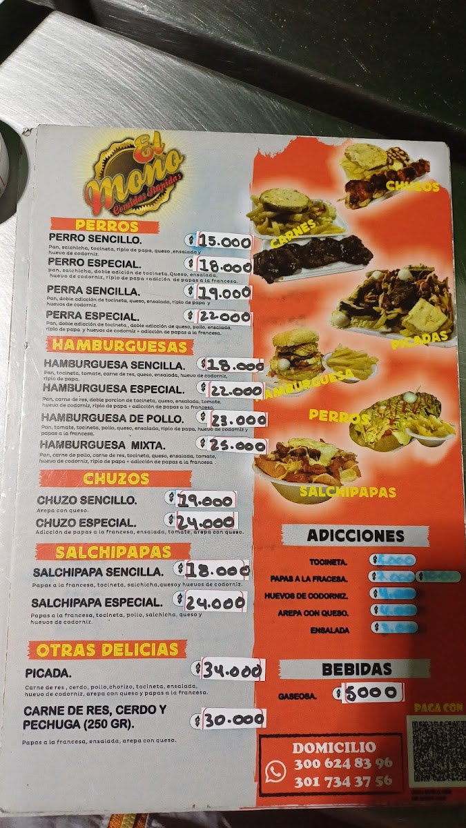 Comida Rápida El Mono