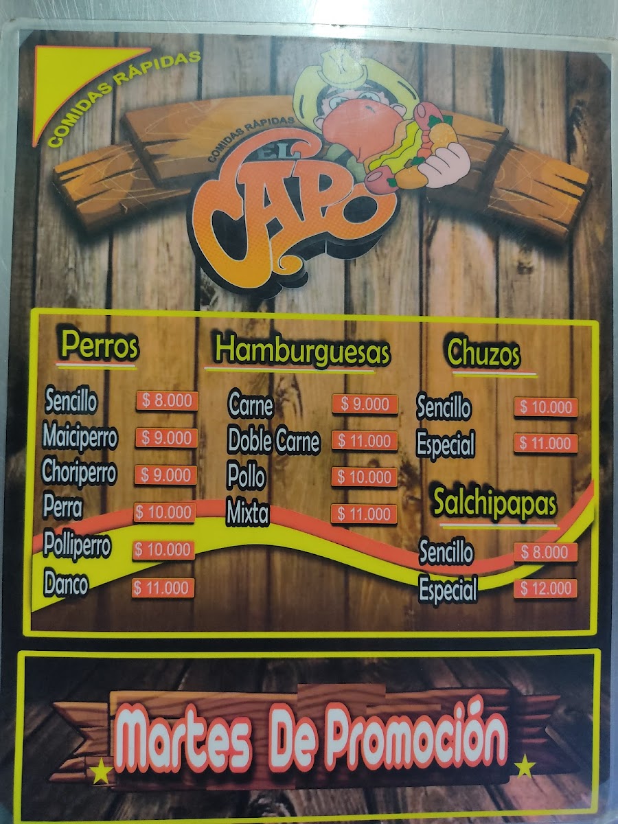 El capo comidas rapidas