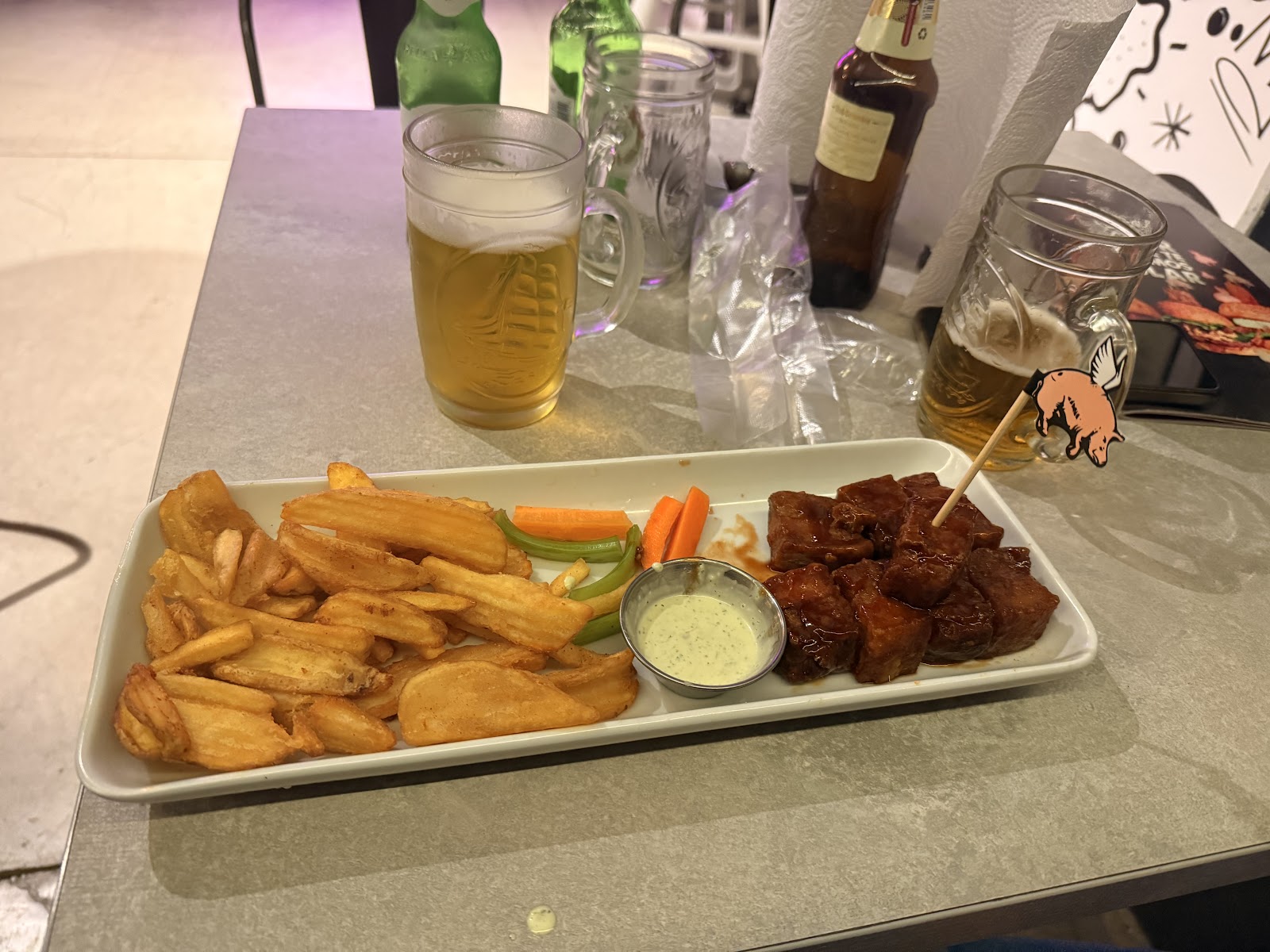Pigasus pig & burgers belen