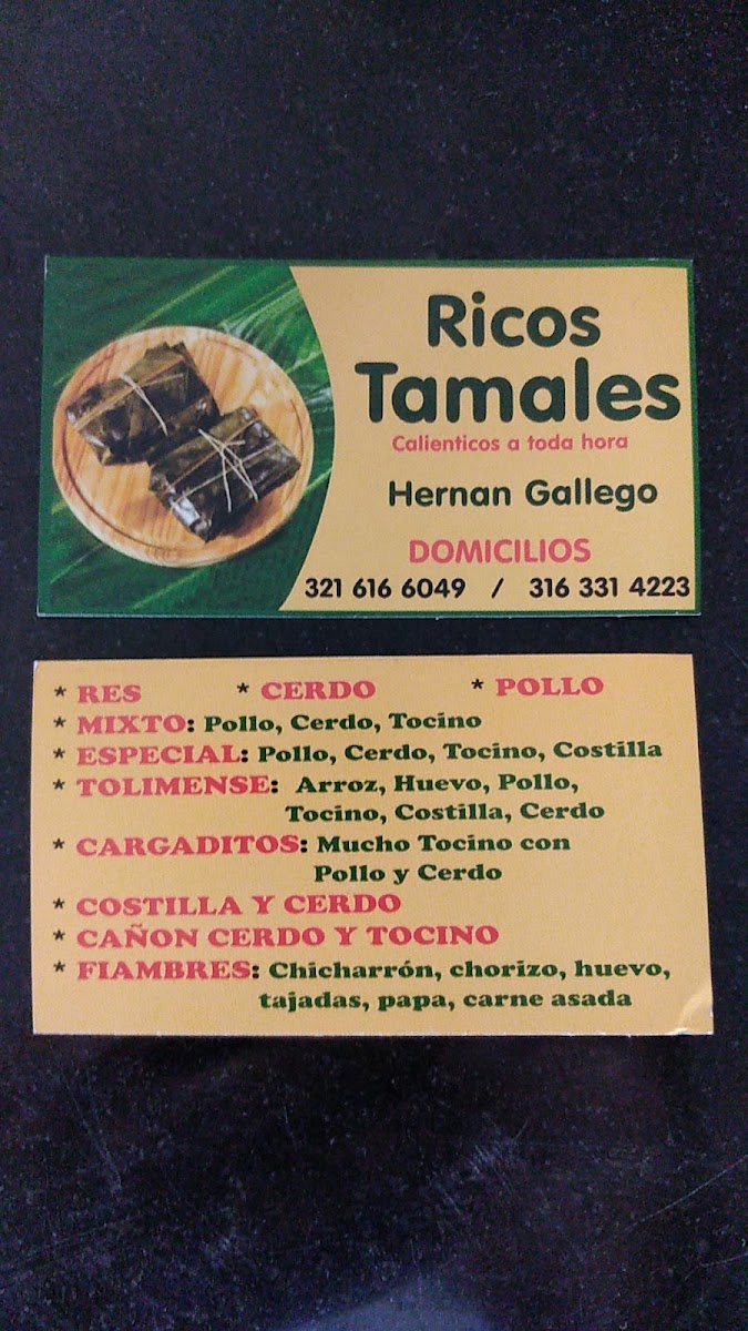 Tamales y Ropa