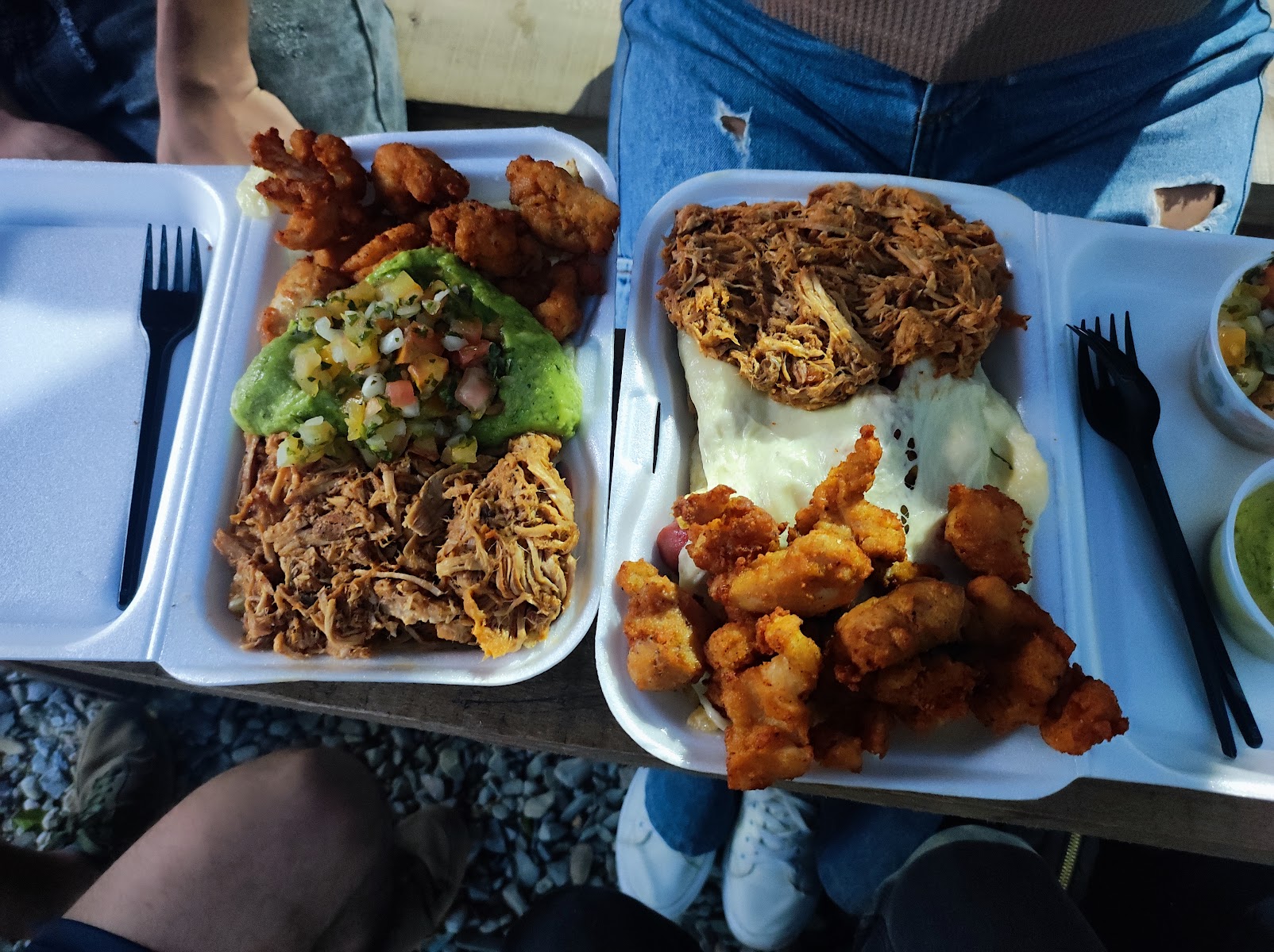 Crispetas de pollo - Puesto Callejero
