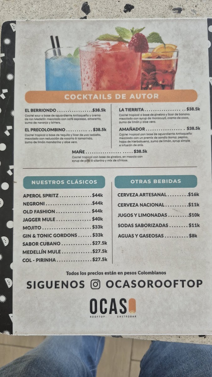 Ocaso Rooftop Gastro-Bar