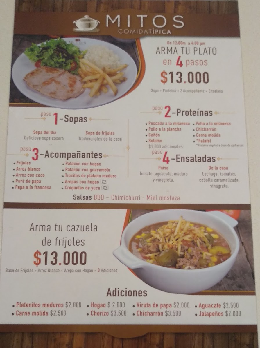 Mitos comida típica