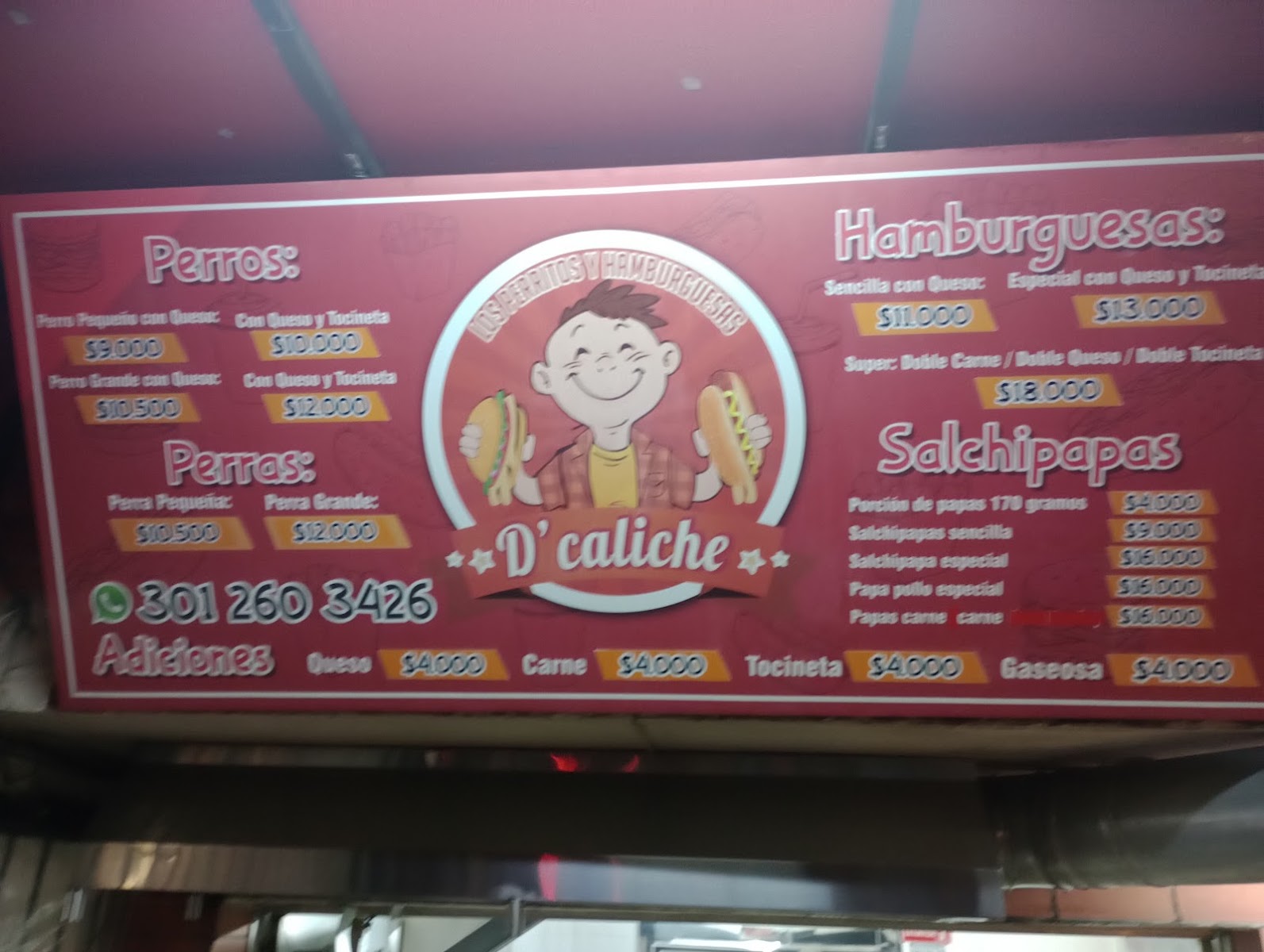 Los Perritos y Hamburguesas D Caliche