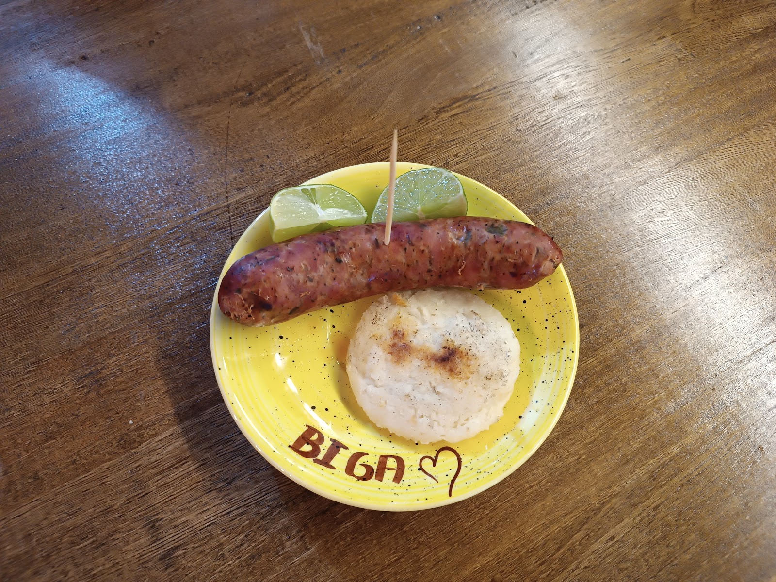 Biga Sanduche y Chorizo
