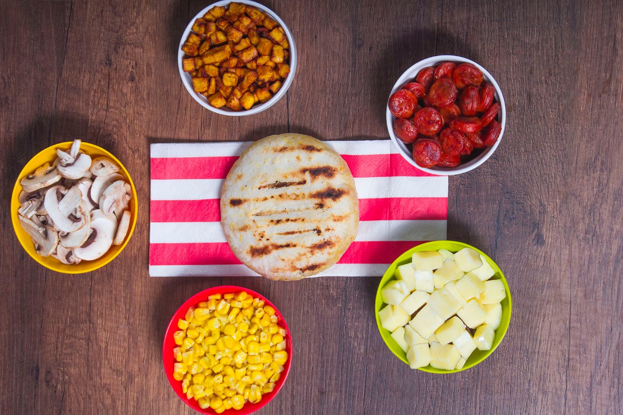Las Quesudas, Arepas al carbón