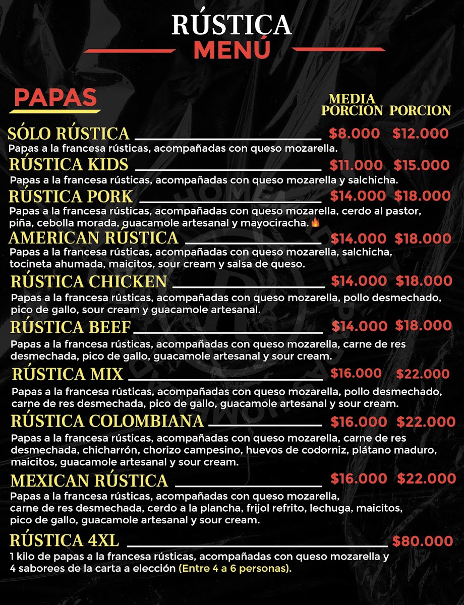 Rustica Fries Sabaneta