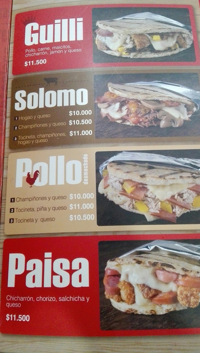 Guilli arepas
