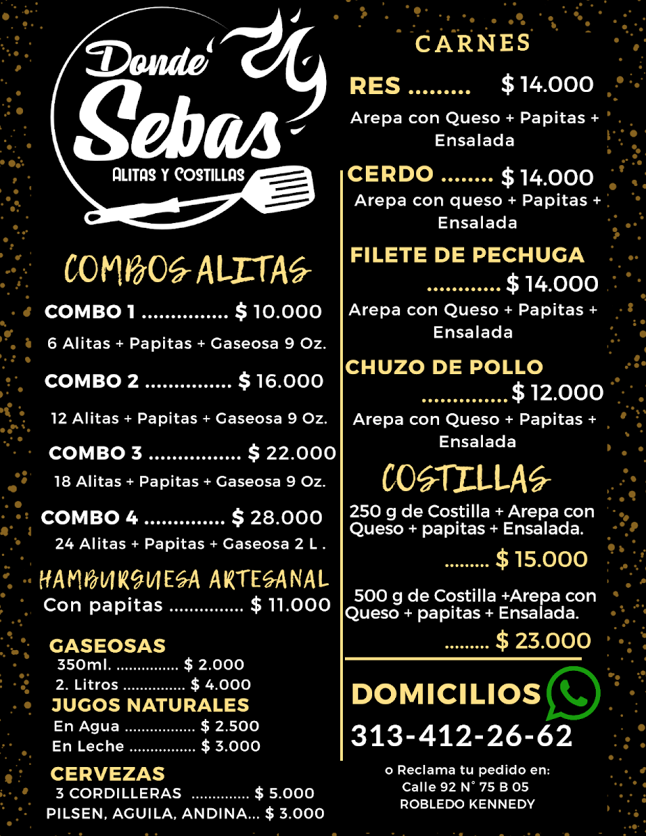 Donde Sebas Alitas Y Costillas
