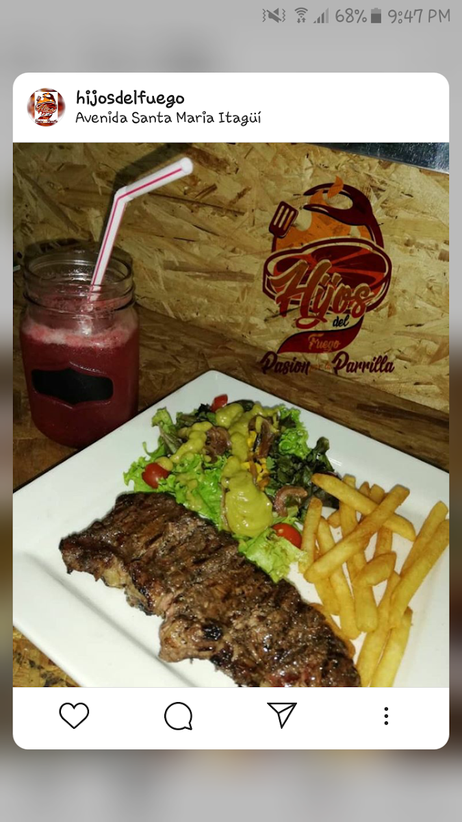 Hijos del fuego parrilla
