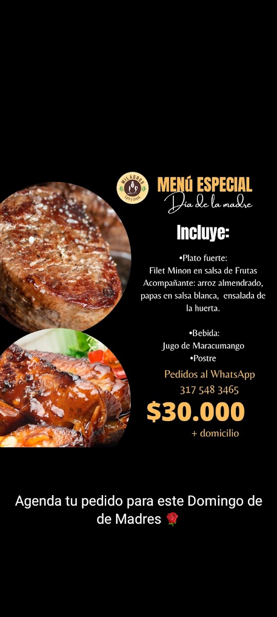 Milagrosos caseritos y parrilla