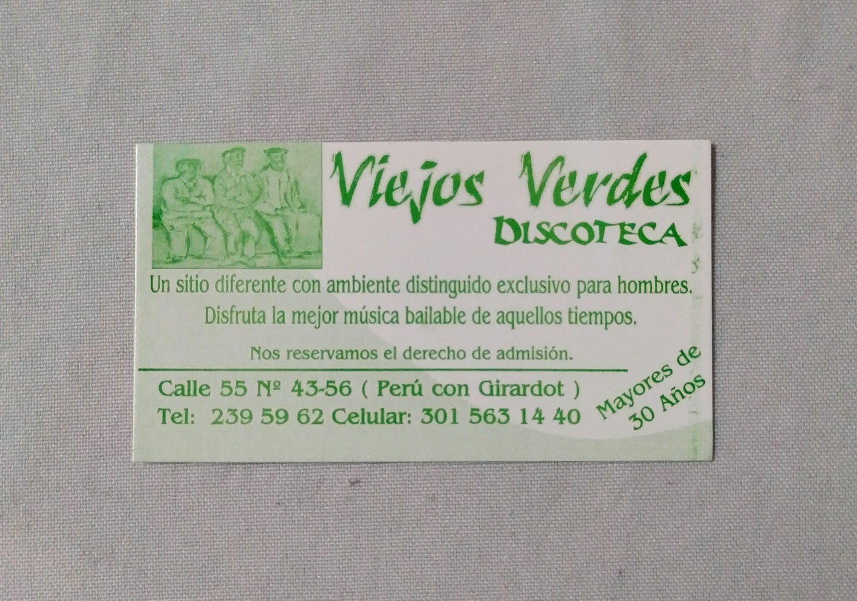 Discoteca Viejos Verdes