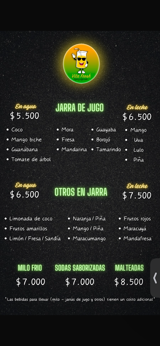 Vita fresh jugos y algo más