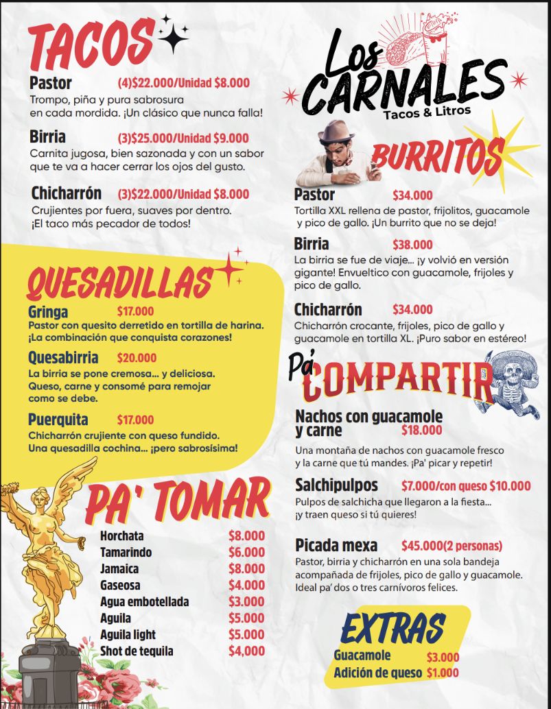 Tacos y litros los Carnales