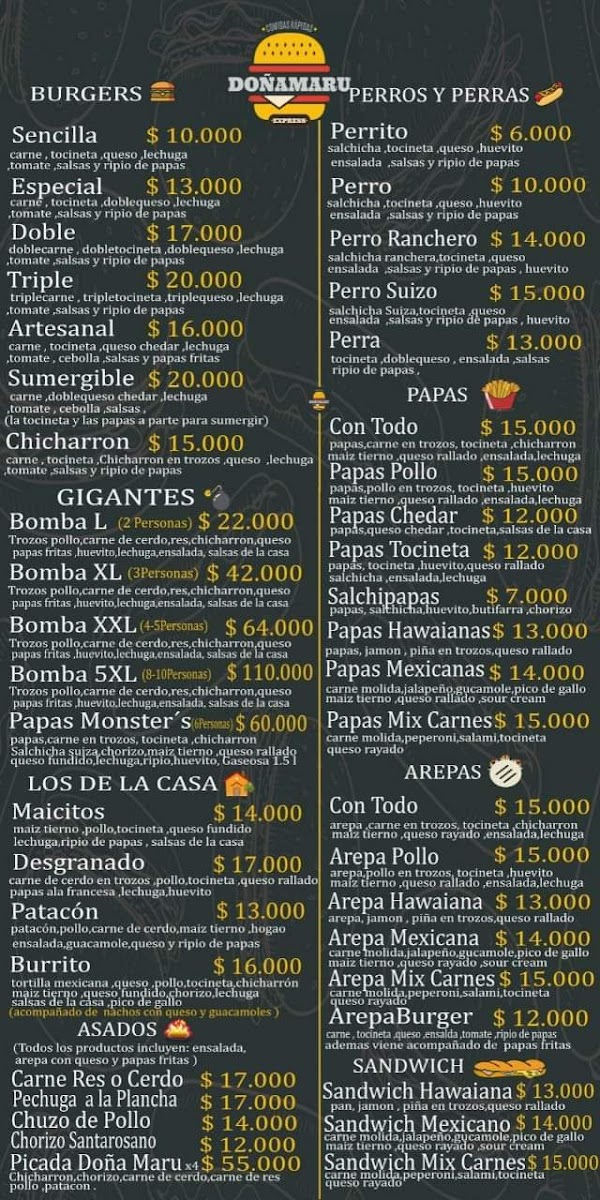 Comidas rápidas Doña Maru