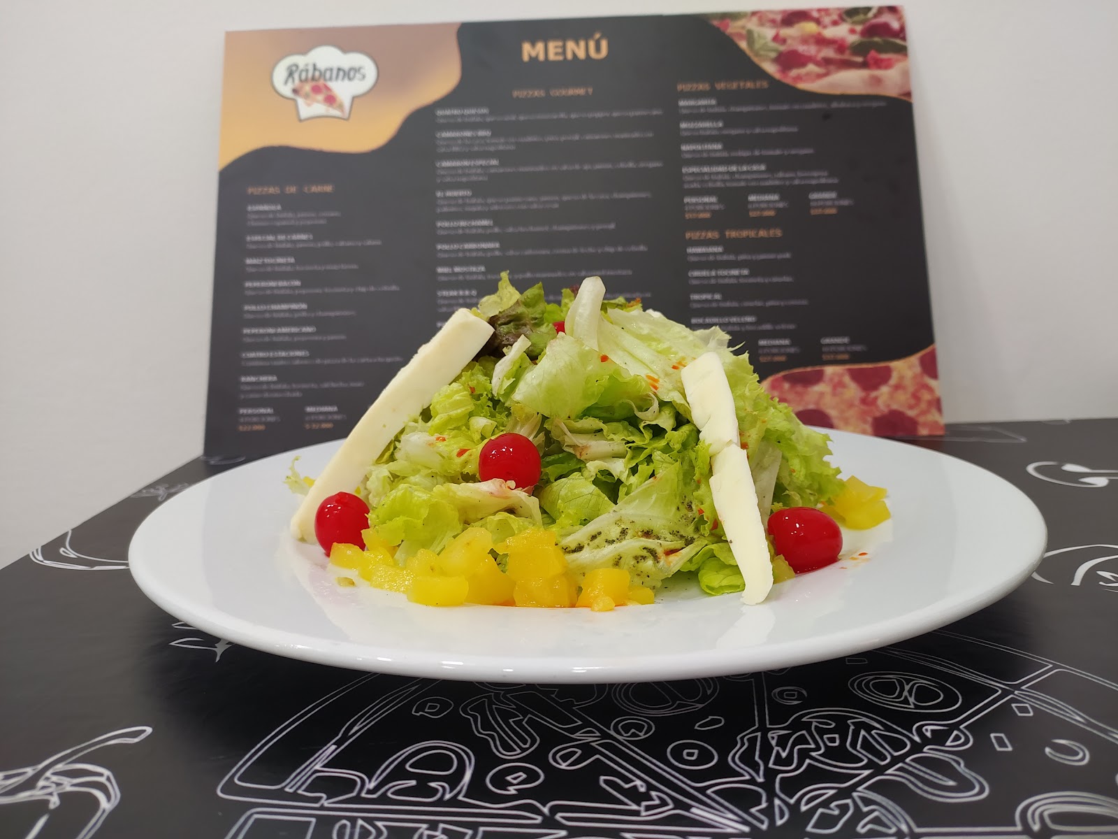 Rábanos pizza