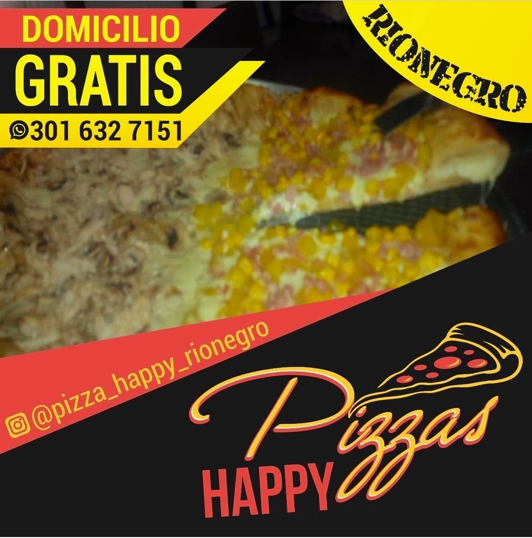Pizzas happy