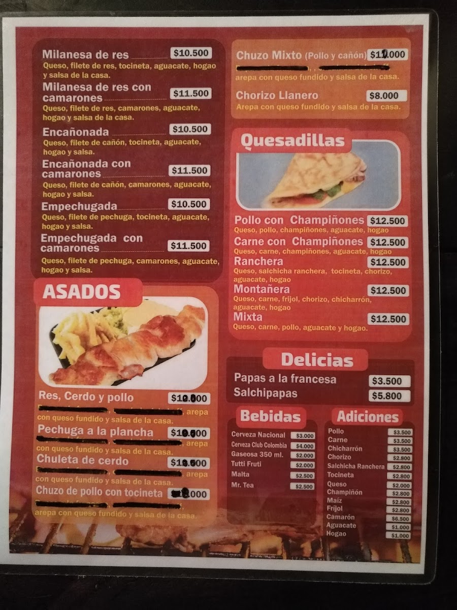 La Reina Antioqueña Arepas Y Parrilla