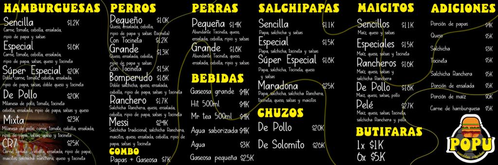 POPU Comidas Rápidas