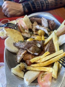 Al carbón asados