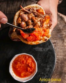 arepas al carbon sabor y tradicion