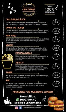 Callejeras Gourmet Burger