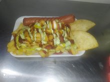 Pizzas papas y patacones