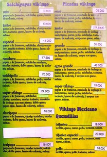 Vikingos comidas rápidas del norte